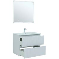 Товар: Тумба под раковину Aquanet Джейн 80 335424 подвесная Белая матовая - фото 13 Тумба под раковину Aquanet Джейн 80 335424 подвесная Белая матовая — фото 13, Мебель для ванной