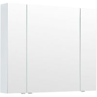 Зеркальный шкаф Aquanet Алвита New 100 277542 Белый матовый — фото 1, Зеркальные шкафы в ванную
