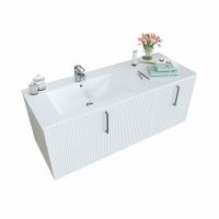 Товар: Тумба с раковиной SanVit Рольф L 120 krolfL120 подвесная Белый глянец - фото 3 Тумба с раковиной SanVit Рольф L 120 krolfL120 подвесная Белый глянец — фото 3, Тумбы с раковиной