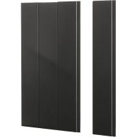 Панель стеновая скандинавская Ликорн черная 2800x140x12 мм — фото 2, Панели