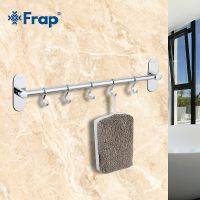 Товар: Вешалка для полотенец Frap F38 F3816-5 Хром - фото 2 Вешалка для полотенец Frap F38 F3816-5 Хром — фото 2, Крючки для полотенец