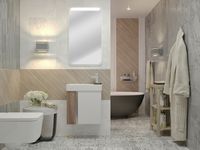 Тумба под раковину Aquaton Вита 45 1A221401VTD70 подвесная Белая Ясень шимо — фото 7, Тумбы под раковину