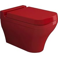 Товар: Унитаз Bocchi Scala 1080-019-0129 подвесной Красный глянцевый без сиденья - фото 2 Унитаз Bocchi Scala 1080-019-0129 подвесной Красный глянцевый без сиденья — фото 2, Унитазы