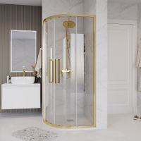 Товар: Душевой уголок Grossman Cosmo 100х100 301.K33.02.1010.32.00 профиль Золото сатин стекло прозрачное - фото 5 Душевой уголок Grossman Cosmo 100х100 301.K33.02.1010.32.00 профиль Золото сатин стекло прозрачное — фото 5, Душевые уголки