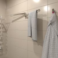 Полотенцедержатель Altasan Лотос ЛТ61Х двойной поворотный Хром — фото 2, Полотенцедержатели