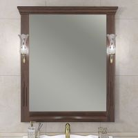 Товар: Зеркало Opadiris Риспекто 85 00-00007064 Орех антикварный с выключателем - фото 2 Зеркало Opadiris Риспекто 85 00-00007064 Орех антикварный с выключателем — фото 2, Мебель для ванной