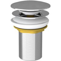 Донный клапан Teska PP1001 click-clack Хром — фото 1, Донные клапаны