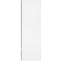 Шкаф пенал Style Line 36 Plus ЛС-00000672 подвесной Белая Осина Белый лакобель — фото 1, Мебель для ванной