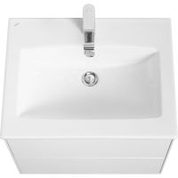 Товар: Тумба под раковину Aquaton Сохо 60 1A258001AJ010 подвесная Белая глянцевая - фото 2 Тумба под раковину Aquaton Сохо 60 1A258001AJ010 подвесная Белая глянцевая — фото 2, Тумбы под раковину