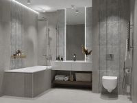 Керамическая плитка Azori Global Concrete 507261201 настенная 31,5х63 см — фото 2, Керамическая плитка