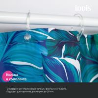 Товар: Штора для ванны Iddis Base 180х200 BF05P18i11 Зеленая Синяя - фото 5 Штора для ванны Iddis Base 180х200 BF05P18i11 Зеленая Синяя — фото 5, Аксессуары для туалета