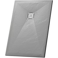 Душевой поддон из искусственного камня RGW Stone Tray ST-Co 100x80 16152810-10 Бетон Цемент — фото 1, Душевые поддоны из искусственного камня