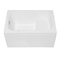 Акриловая ванна Aquanet Seed 110x70 246173 без гидромассажа — фото 2, Ванны