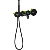 Смеситель для ванны Timo Saona 2324/03YSM с термостатом Черный матовый — фото 1, Смеситель для ванны