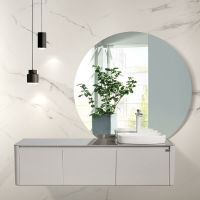 Товар: Тумба с раковиной Black&White Universe U915.1600R 160 R 9151601 подвесная Glossy light grey - фото 9 Тумба с раковиной Black&White Universe U915.1600R 160 R 9151601 подвесная Glossy light grey — фото 9, Мебель для ванной