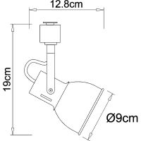Товар: Трековый светильник Artelamp Jovi A1677PL-1GO Черный Золото - фото 2 Трековый светильник Artelamp Jovi A1677PL-1GO Черный Золото — фото 2, Трековые светильники