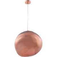 Подвесной светильник Crystal Lux Malaga SP1 D360 Cooper Медь Красный — фото 1, Подвесные светильники