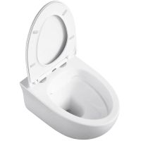 Товар: Унитаз Black&White Universe W-751 751w00 подвесной с сиденьем Микролифт - фото 7 Унитаз Black&White Universe W-751 751w00 подвесной с сиденьем Микролифт — фото 7, Унитазы