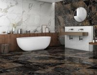 Керамогранит GlobalTile Calacatta Imperial GT Белый GT40806103MR 40x80 см — фото 16, Керамогранит