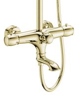 Душевая система Kaiser Aria 03182-1 с термостатом Бронза — фото 3, Душевое оборудование. Душевая программа