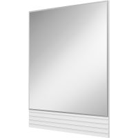 Зеркало Brevita Dakota 80 DAK-01080 Белое матовое — фото 1, Мебель для ванной