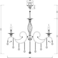 Люстра Maytoni Royal Classic Grace Латунь арт-RC247-PL-10-R — фото 4, Люстры