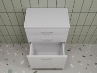 Комод Style Line Эко Стандарт ТН 50 Белый глянцевый арт-ЛС-00002330 — фото 5, Комоды и тумбы для ванной комнаты