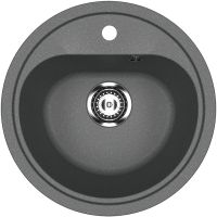 Кухонная мойка Ulgran Classic U-700-343 Антрацит — фото 1, Кухонные мойки