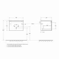 Тумба под раковину BelBagno Etna 60 ETNA-600-1C-SO-RW-P подвесная Rovere Moro — фото 21, Тумбы под раковину