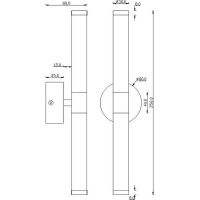 Товар: Настенный светильник Maytoni Modern Axis MOD106WL-L10G3K Белый Золото - фото 5 Настенный светильник Maytoni Modern Axis MOD106WL-L10G3K Белый Золото — фото 5, Бра
