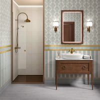 Керамический плинтус Kerama Marazzi Борромео бежевый светлый FMB024 15х25 см — фото 2, Керамическая плитка