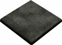 Ступень угловая Gres de Aragon Orion Rounded Stair-tread Corner Antracita 33х33 см — фото 1, Ступени и клинкер