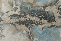 Обои Артекс Dieter Lange Avenue 10663-05 Винил на флизелине (1,06*10,05) Зеленый/Коричневый, Мрамор — фото 4, Обои для стен