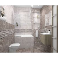 Керамическая мозаика Laparet Marmo коричневый-бежевый 30х30 см — фото 2, Керамическая плитка