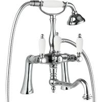 Смеситель на борт ванны Cezares First-PBV2-01-Bi Хром — фото 1, Смесители на борт ванны