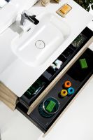 Тумба под раковину Boheme Armadi Art Vallessi 100 837-100-L подвесная Light Oak — фото 11, Мебель для ванной