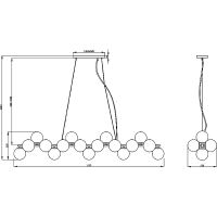 Товар: Подвесной светильник Maytoni Modern Dallas MOD547PL-25B Черный - фото 4 Подвесной светильник Maytoni Modern Dallas MOD547PL-25B Черный — фото 4, Подвесные светильники