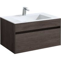 Тумба под раковину Vincea Chiara 80 VMC-2C800RO подвесная R.Oak — фото 2, Тумбы под раковину