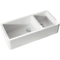 Кухонная мойка Kerasan Hannah Oxfordshire 100 543101 Белая — фото 1, Кухонные мойки