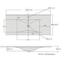 Тумба с раковиной SanVit Тема 100 ktema100 в цвете Ral подвесная Белый глянец — фото 7, Тумбы с раковиной