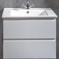 Тумба под раковину Boheme Armadi Art Capolda 65 849-065-W подвесная Белая — фото 1, Мебель для ванной