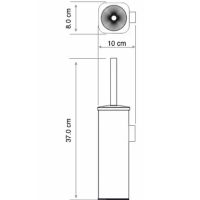 Ершик для унитаза WasserKRAFT Никель арт-K-1167N — фото 2, Ершики для унитаза