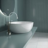 Раковина-чаша Esbano Coral-N 49 ESRNCORANW Белая глянцевая — фото 4, Раковины накладные