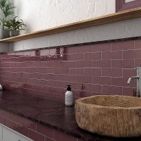 Керамическая плитка Equipe La riviera Juneberry 25844 EQ-3 настенная 6,5х20 см — фото 2, Керамическая плитка