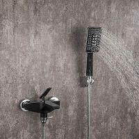 Товар: Смеситель для ванны Frap H57 F3257 Черный матовый Хром - фото 3 Смеситель для ванны Frap H57 F3257 Черный матовый Хром — фото 3, Смесители