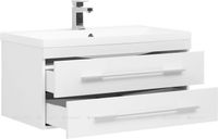 Тумба с раковиной Aquanet Нота 90 212856 подвесная Белая — фото 5, Тумбы с раковиной