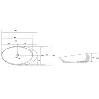 Товар: Раковина-чаша Abber Bequem 49 AC2107MG Серая матовая - фото 4 Раковина-чаша Abber Bequem 49 AC2107MG Серая матовая — фото 4, Раковины накладные