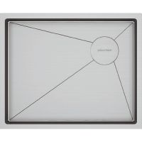 Кухонная мойка Paulmark Next-Skew 54 Uni PM885444-BS Брашированная сталь — фото 1, Кухонные мойки