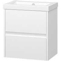 Тумба с раковиной Misty Алиса 50 УТ000011217 подвесная Белая — фото 1, Тумбы с раковиной