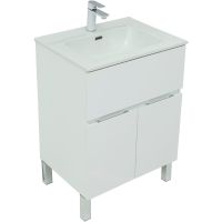 Тумба под раковину Aquanet Алвита New 60 277546 Белая матовая — фото 1, Мебель для ванной